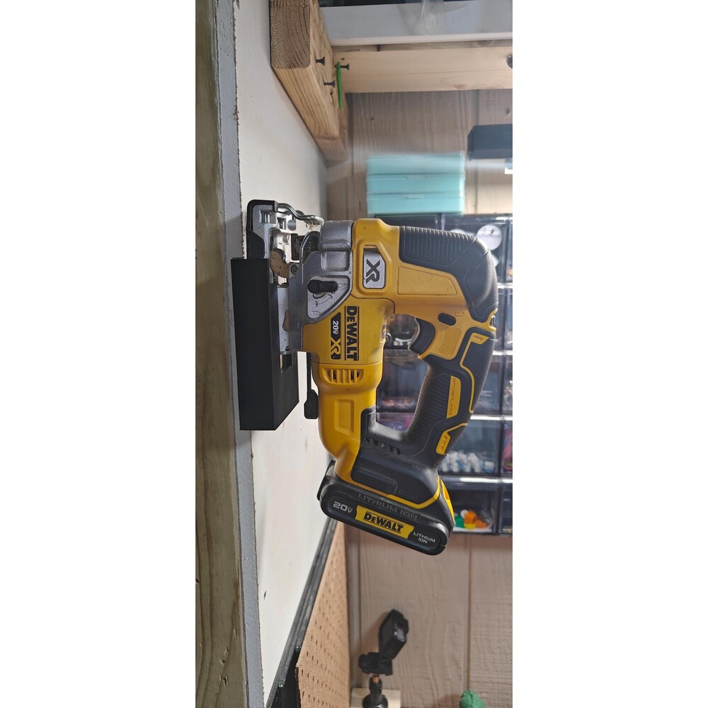 Wall Mount Holder for DeWalt 20V Jigsaw DCS334 Secure Jigsaw Organizer & Storage